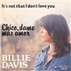 Billie Davis - Chico, Dame Mas Amor / It's Not That I Don't Love You